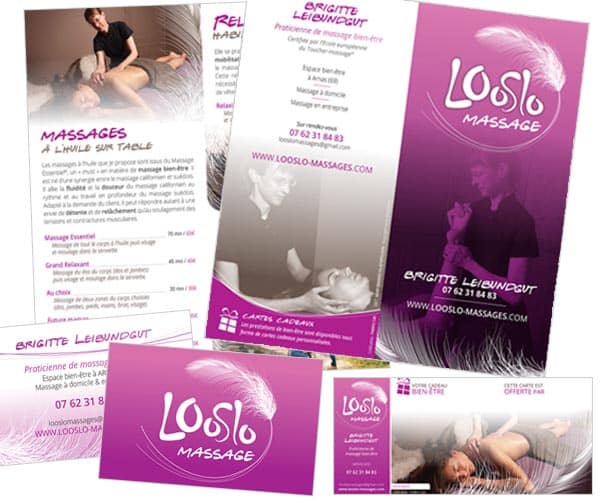 Looslo massages creation graphique